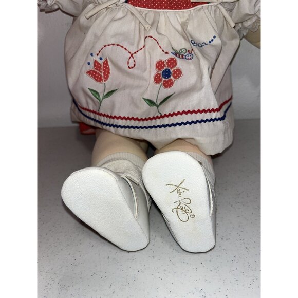 VINTAGE 1985 Signed Xavier Roberts The Little People Cabbage Patch Doll 22 USA - Picture 3 of 8